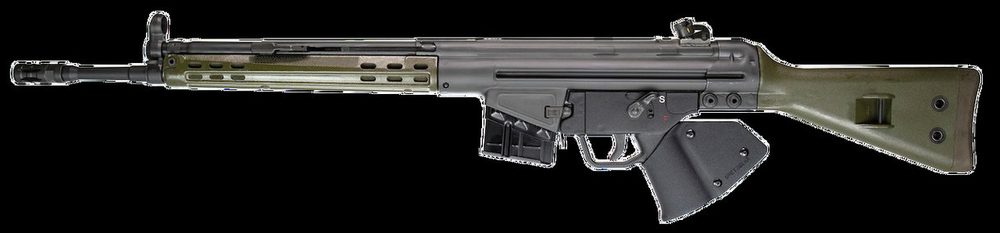 PTR G.I. .308/7.62mm NATO 18" G3 Barrel Olive Drab Green 10rd Fixed Magazine - CA Compliant