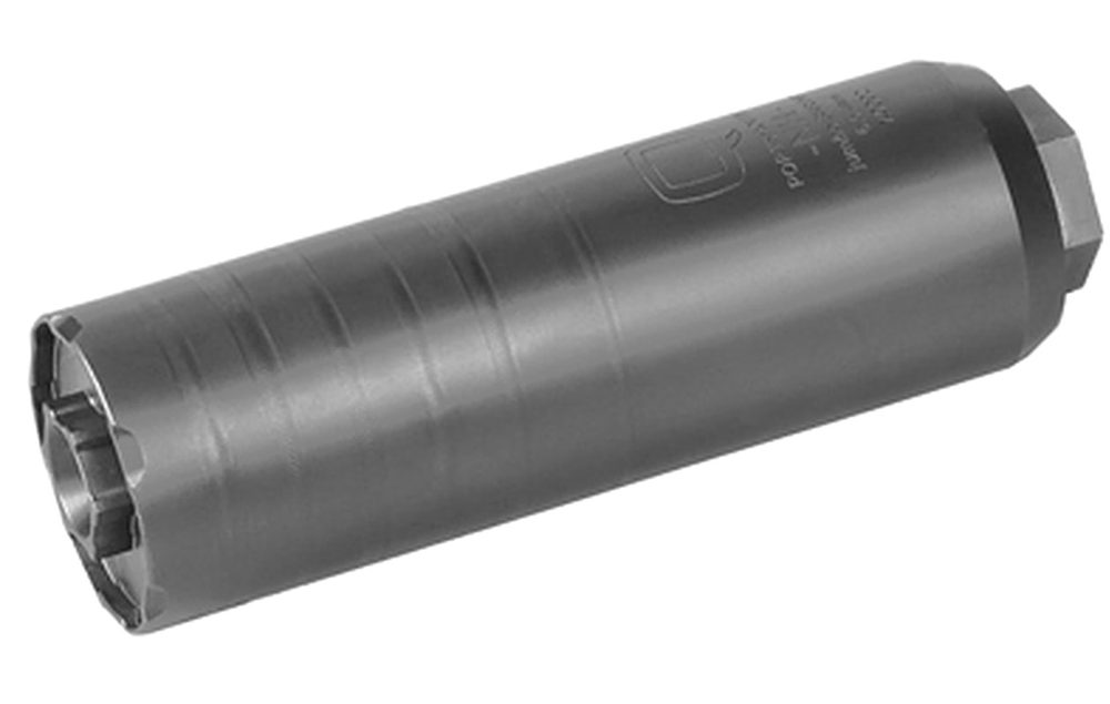 Q jumbo SHRIMP Suppressor 6.5 Creedmoor, Quickie Fast-Attach, Titanium, PVD Finish, Black