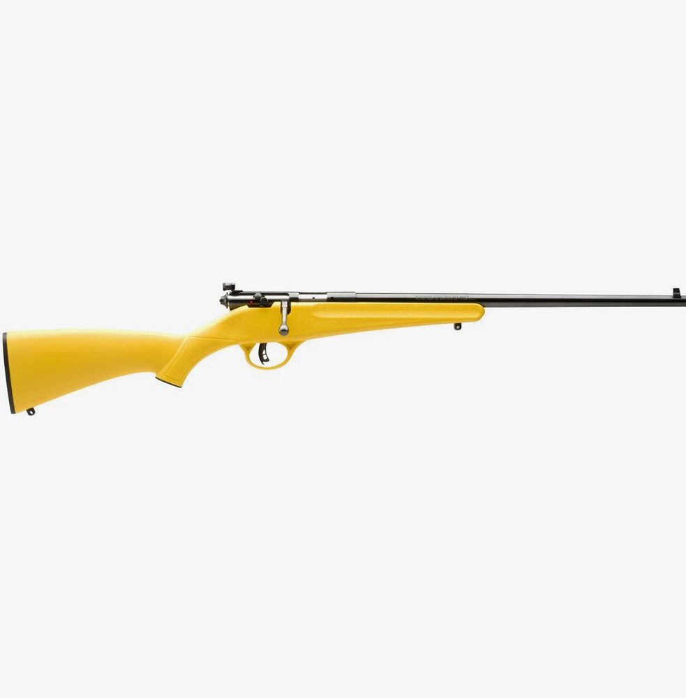 Rascal Youth 22LR Bolt Action Rimfire Rife with Yellow Stock