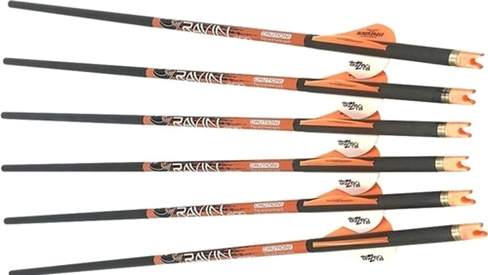 Ravin Xbow Arrow Carbon 2 Offset Vanes 400gr 003 6pk