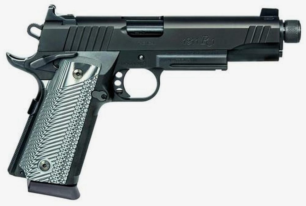 Remington 1911 R1 Tactical, 45 ACP, 5", Black G10 Grips, Black Stainless Steel