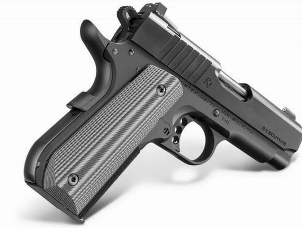 Remington 1911 R1 Ultralight Executive 45 ACP 3.5" Barrel Alloy Frame Trijicon Night Sights