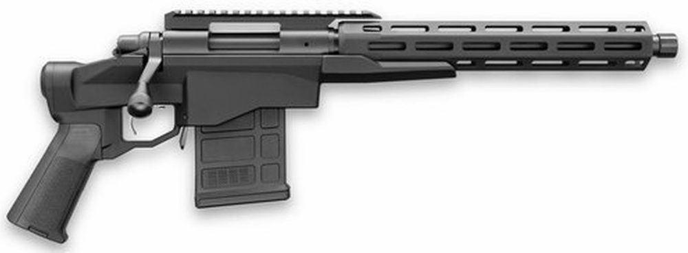 Remington 700-CP Chassis Pistol 308/7.62 12.5" Barrel Black Hard Coat Anodized/Black Cerakote, 10rd Mag