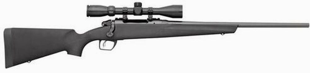 Remington 783, Compact, Bolt Action Rifle, 243 Win, 20" Barrel, Black, Synthetic Stock, 3-9x40MM Scope, Super Cell Recoil Pad