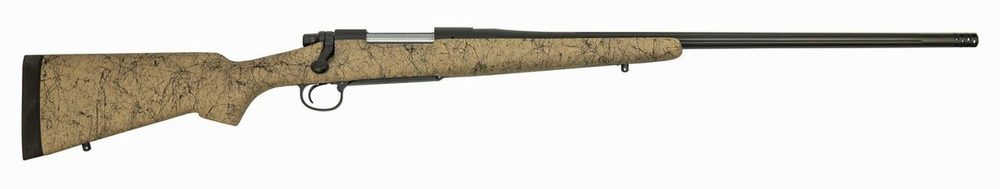 Remington Custom Shop North American .375 H&H, 24" Barrel, Muzzle Brake, Tan/Black