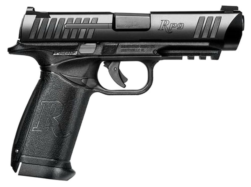 Remington RP9 9mm Pistol, Full Size, 4.5" Barrel, Black PVD Finish 18rd Mag