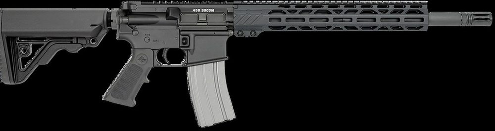 Rock River Arms CAR A4 LAR-458 AR-15 458 SOCOM 16" Bull Barrel A2 Stock 13" M-lok Rail