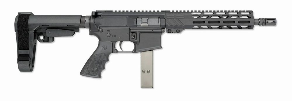 Rock River Arms LAR-9 9mm, 10.5" Barrel, MLOK, SBA3 Brace, Black, 32rd