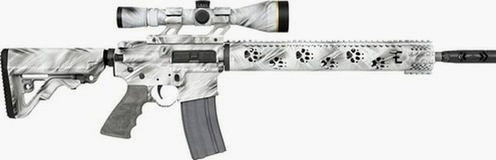 Rock River Arms Predator AR-15 Fred Eichler Series 223/5.56 16" Barrel, Scope Mount. Ghost Camo, 30rd Mag