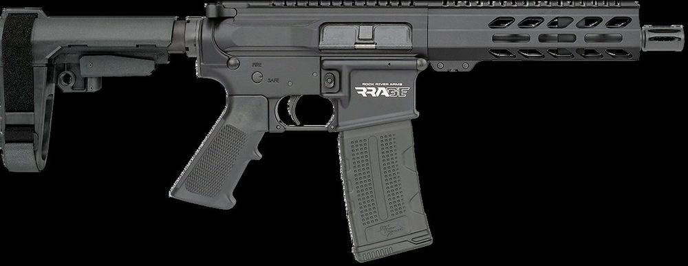 Rock River Arms RRAGE LAR-15 AR-15 Pistol 5.56/223 7" Barrel W/SBA3 Brace, 30rd Mag