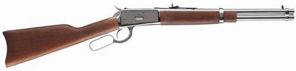 Rossi R92, Lever Action, 357 Mag Mag, 16"rd Barrel, Stainless Finish, Wood Stock, Adjustable Sights, 8Rd