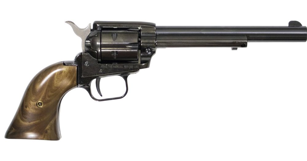 Rough Rider 22LR Single-Action Rimfire Revolver with Brown Pearl Grips