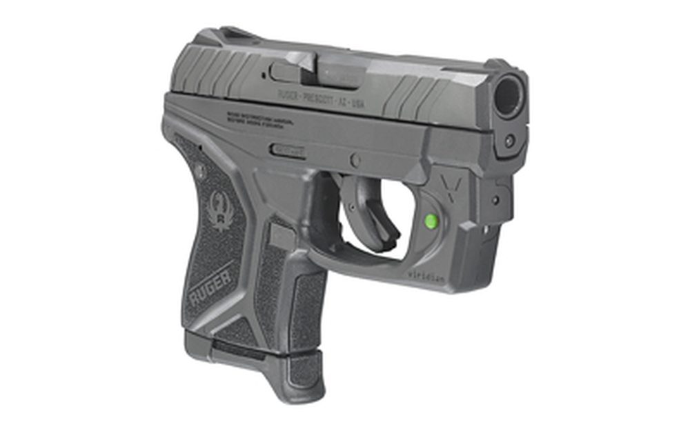 Ruger LCP II .380 ACP with Viridian Green Laser