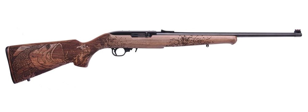 Ruger 10/22 22 LR 18.5" Walnut Blue