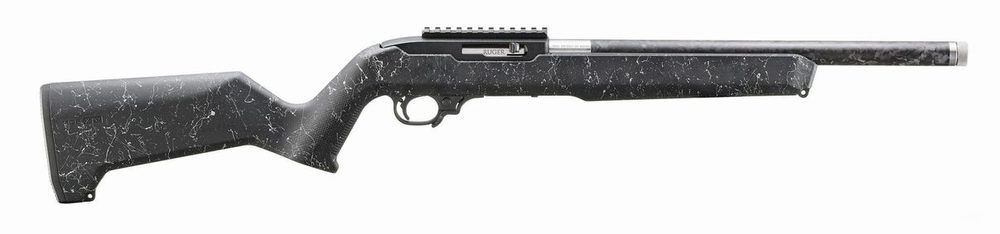 RUGER 10/22 BOLT ACTION .22 LR RIFLES WHITE SPECKLED BLACK