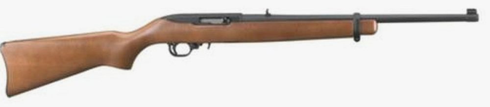 Ruger 10/22 Carbine 22LR, 18" Barrel, Hardwood Stock, 10rd
