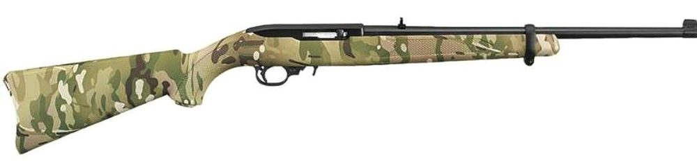 Ruger 10/22 Semi Auto Rifle, 22LR Blued W/ MultiCam Finish
