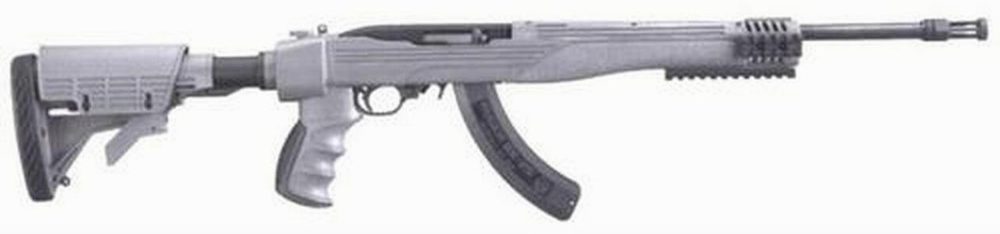 Ruger 10/22 Tactical .22LR Gray 6-POS Stock, 25 Rnd Mag