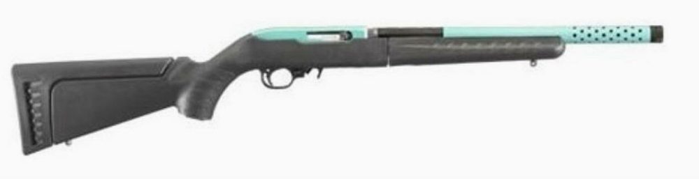 Ruger 10/22 Take Down Lite 22LR 16" Turquoise Barrel and Receiver 10rd Mag