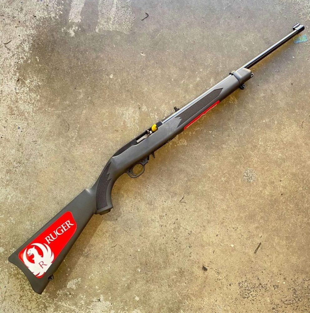 Ruger 10/22 Takedown 22 LR, 16.4" Stainless Threaded Barrel, Stealth Gray Magpul X-22 Backpacker Stock, Adj Fiber Optic Sights, 10rd