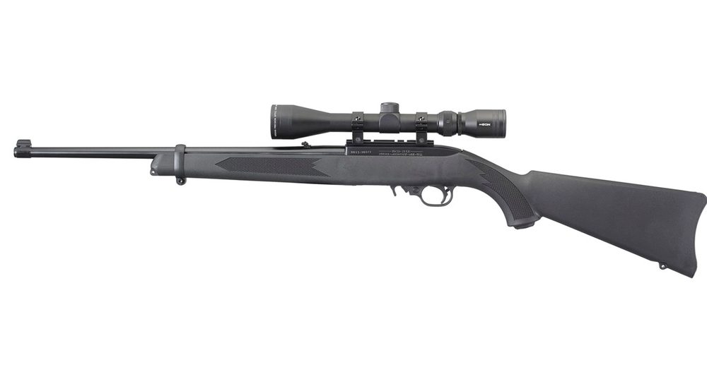 Ruger 10/22 Viridian EON 3-9x40 Scope Combo 22LR, Blued, Wood