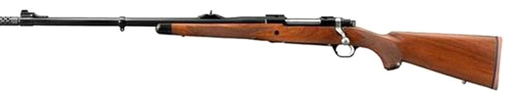 Ruger African Model M77 Hawkeye, 375 Ruger, Walnut, Left Hand