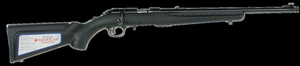 Ruger American Compact Rifle .22 Mag 18" Threaded Barrel, Blue Finish