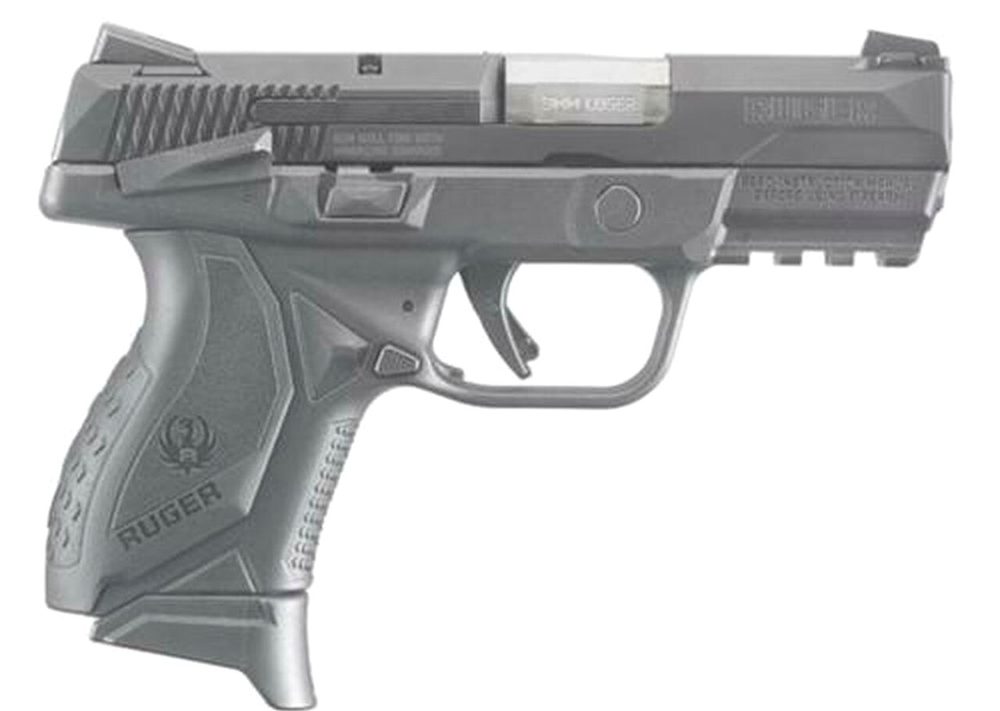 Ruger American Double 9mm 3.5", /12+1 Black Polymer Wraparound Gr, 17 rd