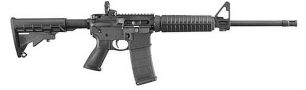 Ruger AR-556 AR-15 5.56/223, M4 Flat Top, 16" Barrel, Flip Up Sights, 30rd
