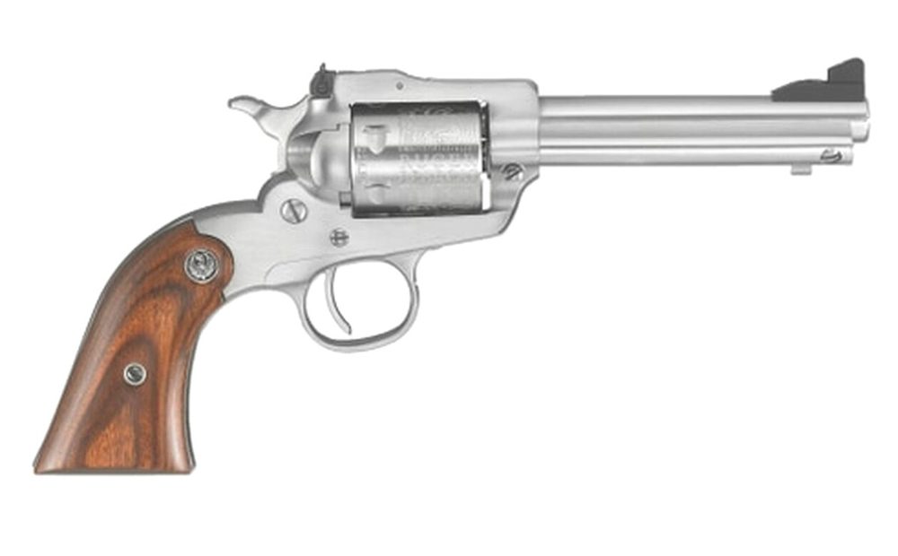 Ruger Bearcat Standard 22LR 4" 6rd Rosewood Grip Stainless Adjustable Sights