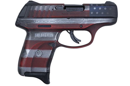 Ruger EC9s 9mm, 3.12" Barrel, Battleworn Flag