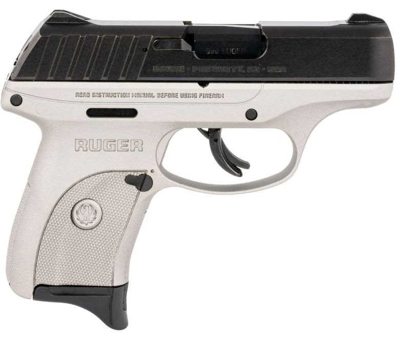Ruger EC9S, 9mm, 3.12", Turquoise Frame, 7rd