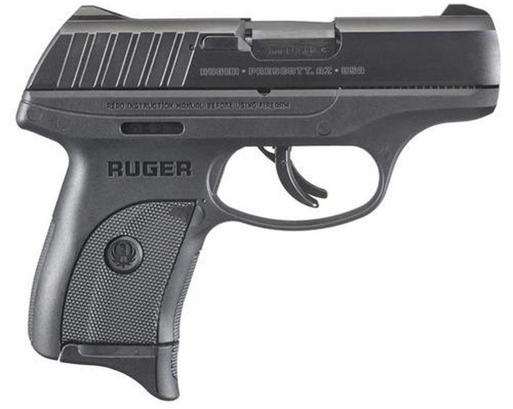 Ruger EC9s, 9mm, 3.1″ Barrel, Black Oxide Finish, 7 Rounds, 1