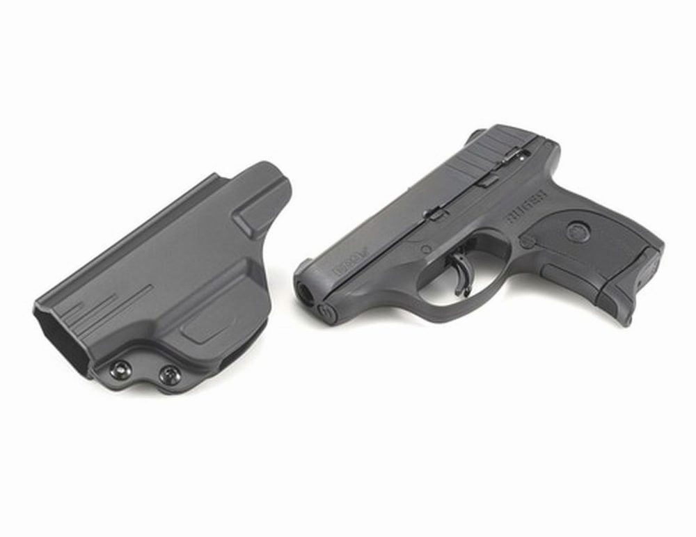 Ruger EC9s Striker Fired, Compact, 9mm, 3.1" Barrel, Nylon Frame, Black Oxide Finish, 7Rd, 1 Magazine, Thumb Safety, Fixed Sights Integrated into the Slide, Includes Cytac Inside Waistband Holster
