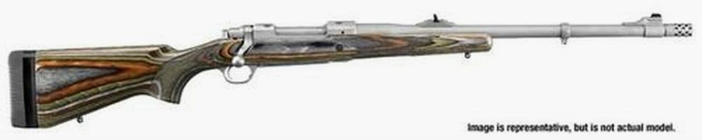 Ruger Guide Gun, 300 RCM Ruger Compact Magnum, 20", SS, Laminated Stock