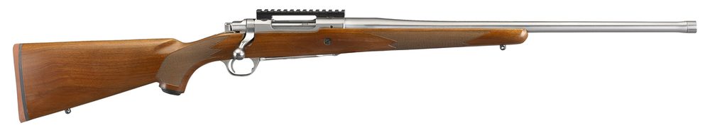 Ruger Hawkeye Hunter Threaded Barrel Stainless Walnut Bolt-Action Rifle 6.5 PRC