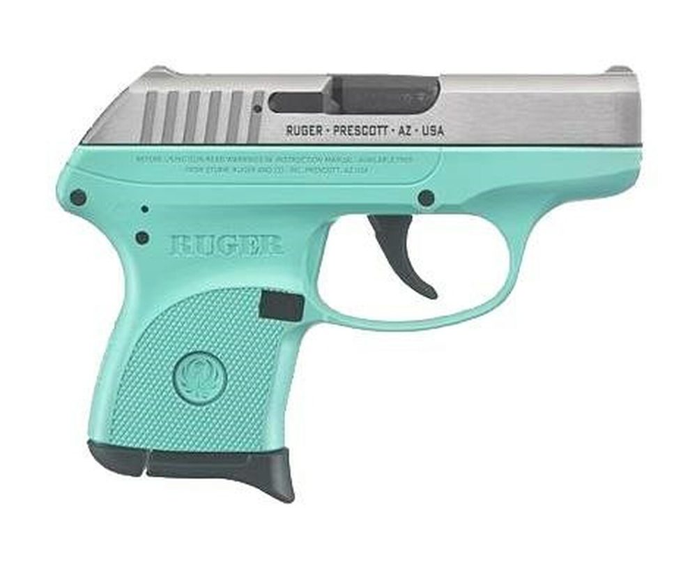 Ruger LCP .380 ACP, 2.75" Barrel, Turquoise Frame