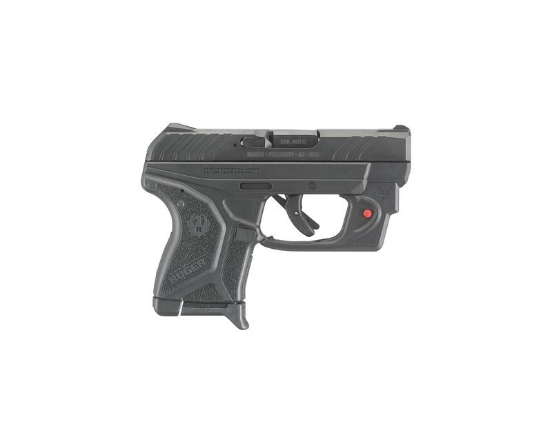 Ruger LCP 380acp 2.75" Barrel Viridian Red Laser 6rd Mag