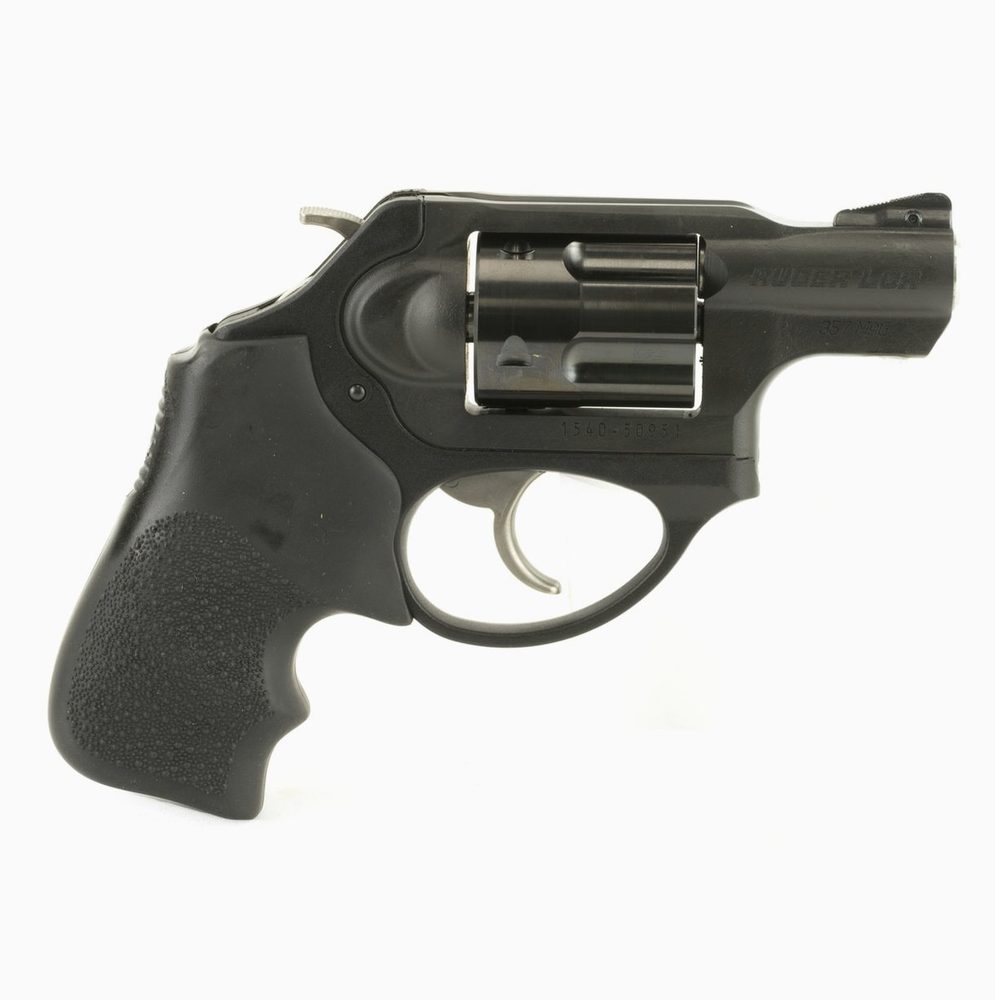 Ruger LCRx Single/Double 357 Mag, 1.87" 5 rd Black Hogue Tamer Monogrip Grip Black