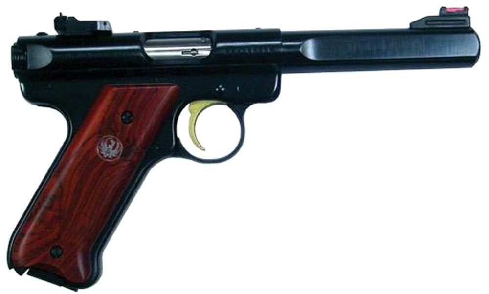 Ruger Mark III Deluxe 22LR Cocobola Grips LTD Edition