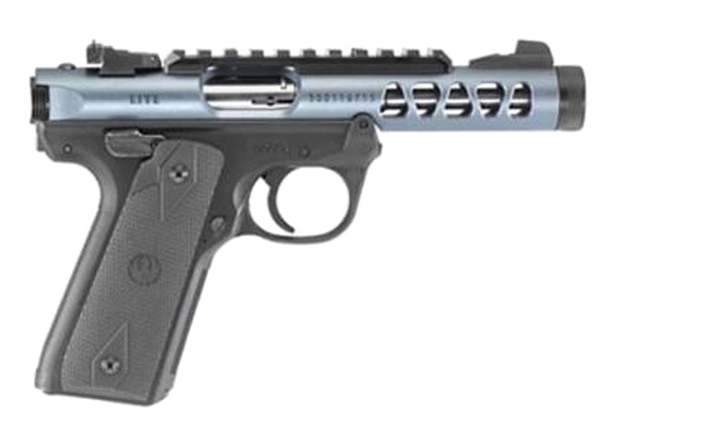 Ruger Mark IV 22/45, 22LR, 4.4" Threaded Barrel, Diamond Gray Anodized, 10rd Mag