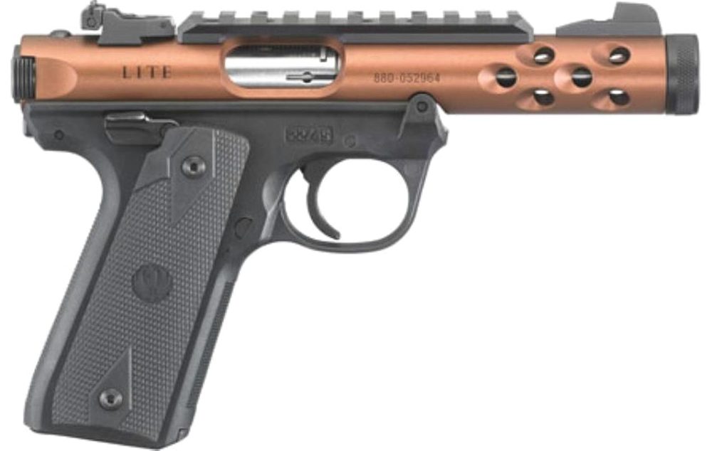 Ruger Mark IV 22/45 Lite, 22LR, 4.4", Threaded, Bronze Anodized, 10rd