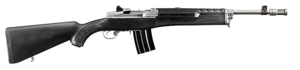 Ruger Mini14 Tactical Rifle, 223/5.56 SS 16" Barrel, Rings, Black Stock, 20 Rd Mag