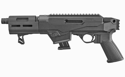 Ruger PC Charger Takedown Pistol 9mm, 6.5" Barrel, Glock Mags, Black, 17rd