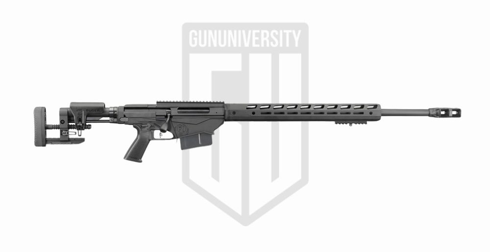 Ruger Precision Rifle, .338 Lapua Magnum, 26" 5R Barrel, 5rd Mag, Black