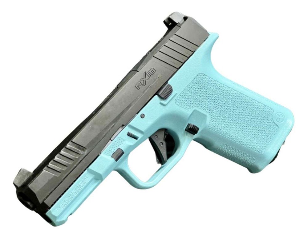 RUGER RXM RXM SEMI AUTO 9MM LUGER (9x19 PARA) HANDGUNS ROBIN'S EGG BLUE