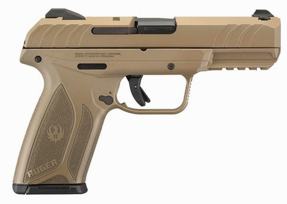 Ruger Security-9 Pistol, 9mm, 4" Barrel, Elite Coyote Cerakote Finish15rd Mag