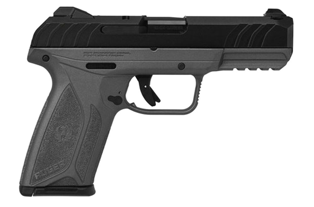 Ruger Security-9 Pistol, 9mm, 4" Barrel, Tungsten Cerakote Finish, Integral Grip 15rd Mag
