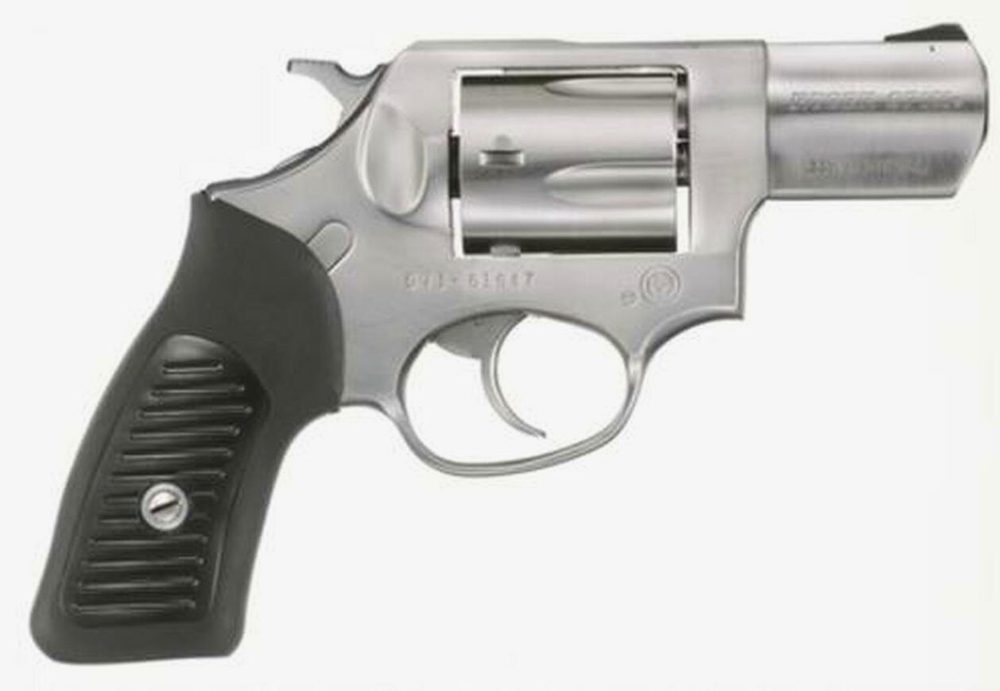 Ruger SP101 357 Mag, 2.25", Rubber Grip, Satin Fixed Sights, Stainless, 5rd