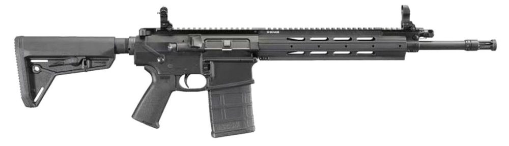 Ruger SR-762 AR10 .308/7.62 16" Fluted Barrel, 6 Position Telescoping Stock, Hardcoat Finish, 20rd Mag